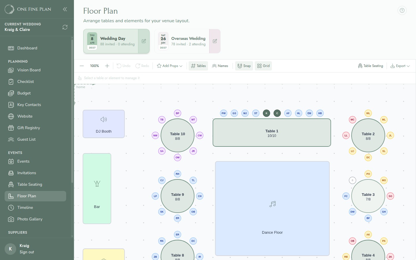 Interactive Floor Plan Designer